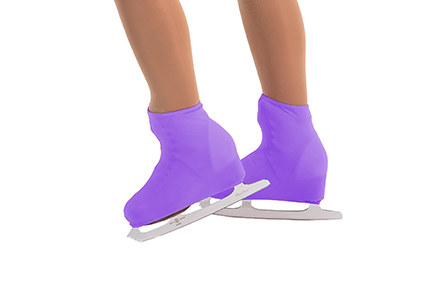 Lycra Boot Covers For Skates Lilac