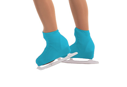 Lycra Boot Covers For Skates Turquoise