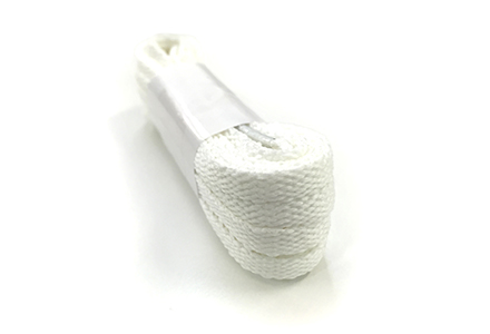 White Textured Skate Laces. Part of the Riedell Skate Boot Accessories collection available to buy from Skatey.co.uk