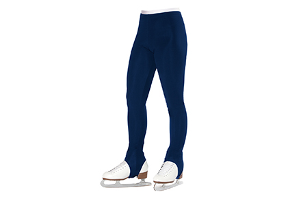 Royal Blue Stirrup Ice Skating Leggings. Part of the Intermezzo collection available to buy from Skatey.co.uk