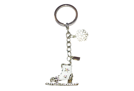Ice Skate Keyring. Part of the Chloe Noel Accessories collection available to buy from Skatey.co.uk