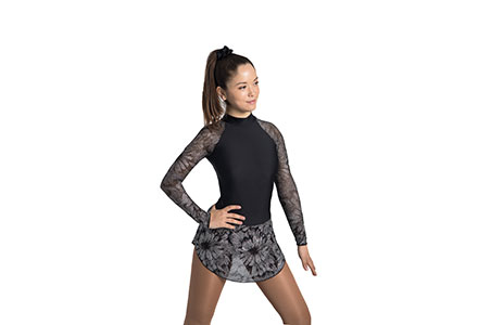 Glitter Mesh Ice Skating Dress. Part of the Intermezzo collection available to buy from Skatey.co.uk