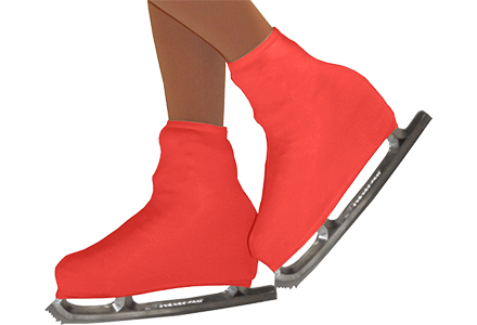 Ice Skate Boot Covers Red