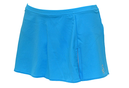 A-Line Lycra Skating Skirt Turquoise