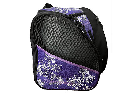 Transpack Snowflake Ice Skate Bag Purple