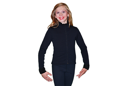Polar Fleece Fitted Ice Skating Jacket. Part of the Chloe Noel Ice Skating Jackets collection available to buy from Skatey.co.uk