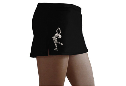 Rhinestone Ice Skating Skirt. Part of the Chloe Noel Skirts and Shorts collection available to buy from Skatey.co.uk