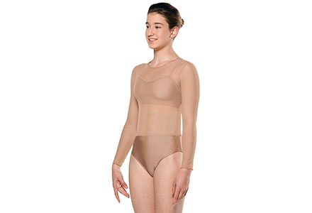 Underwear Leotard with Skin Coloured Mesh. Part of the Intermezzo collection available to buy from Skatey.co.uk