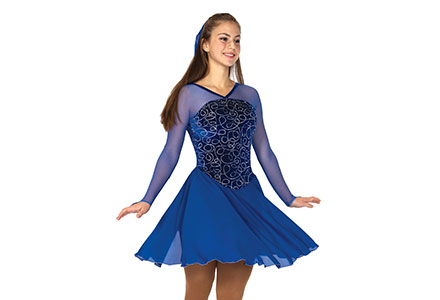 North Wind Waltz Ice Skating Dress. Part of the Jerrys Dresses collection available to buy from Skatey.co.uk