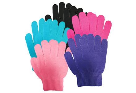 Plain Stretch Gloves. Part of the Chloe Noel Accessories collection available to buy from Skatey.co.uk