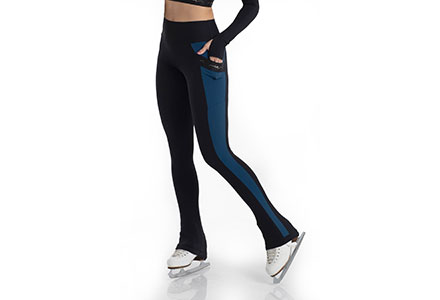 Skating Leggings with Stripe And Pocket. Part of the Intermezzo collection available to buy from Skatey.co.uk