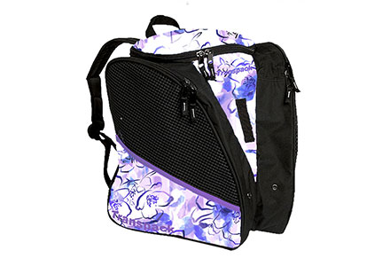 Transpack Floral Print Figure Skate Bag